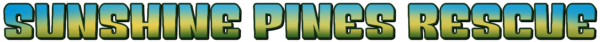 Sunshine Pines text logo.